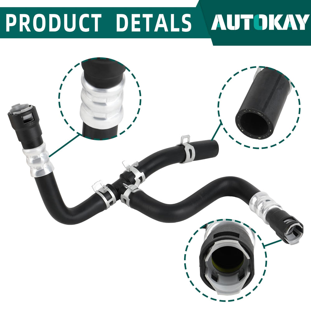 AUTOKAY Buick Enclave havc inlet heater hose fitting on engine
