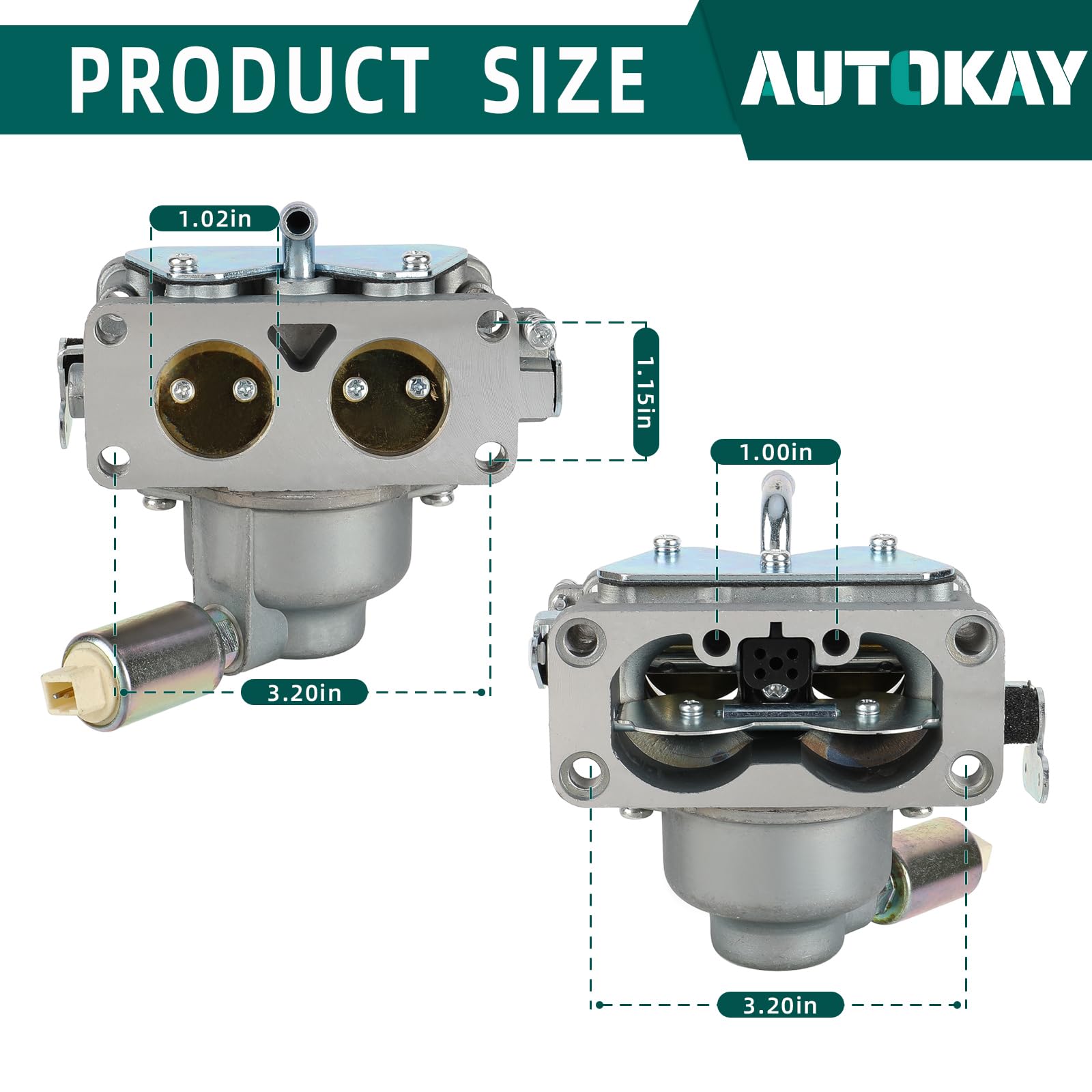 AUTOKAY 795967 carburetor for D140 compatibility delivers reliable performance.