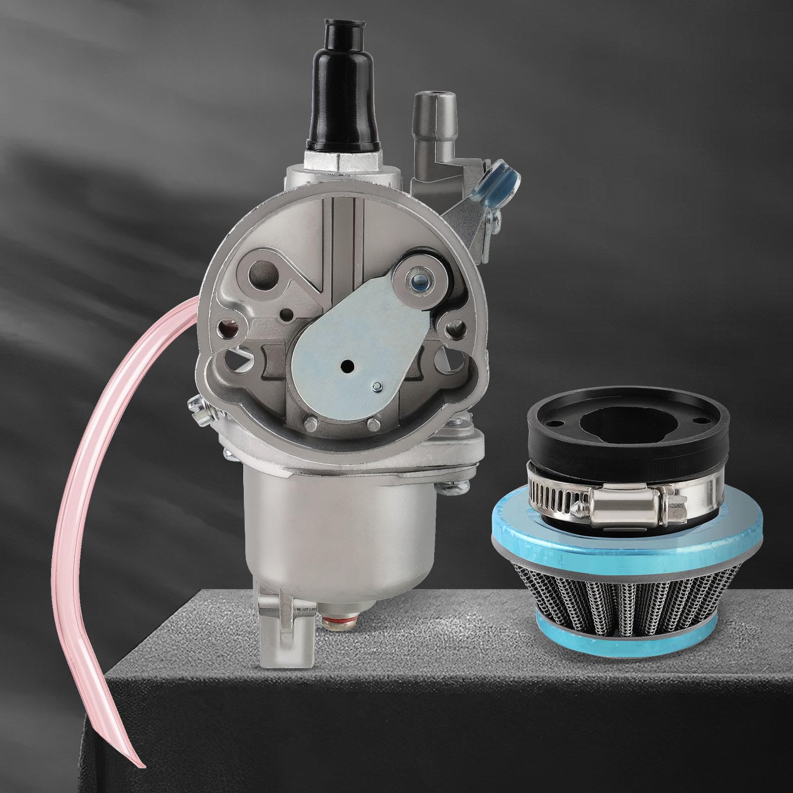 AUTOKAY carburetor for Coolster QG50 — side view enables reliable fuel delivery.