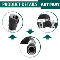 AUTOKAY Chevrolet Traverse havc inlet heater hose installation view