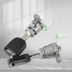 AUTOKAY door lock cylinder front-left Honda Civic 2001-2005 with keys for easy entry.