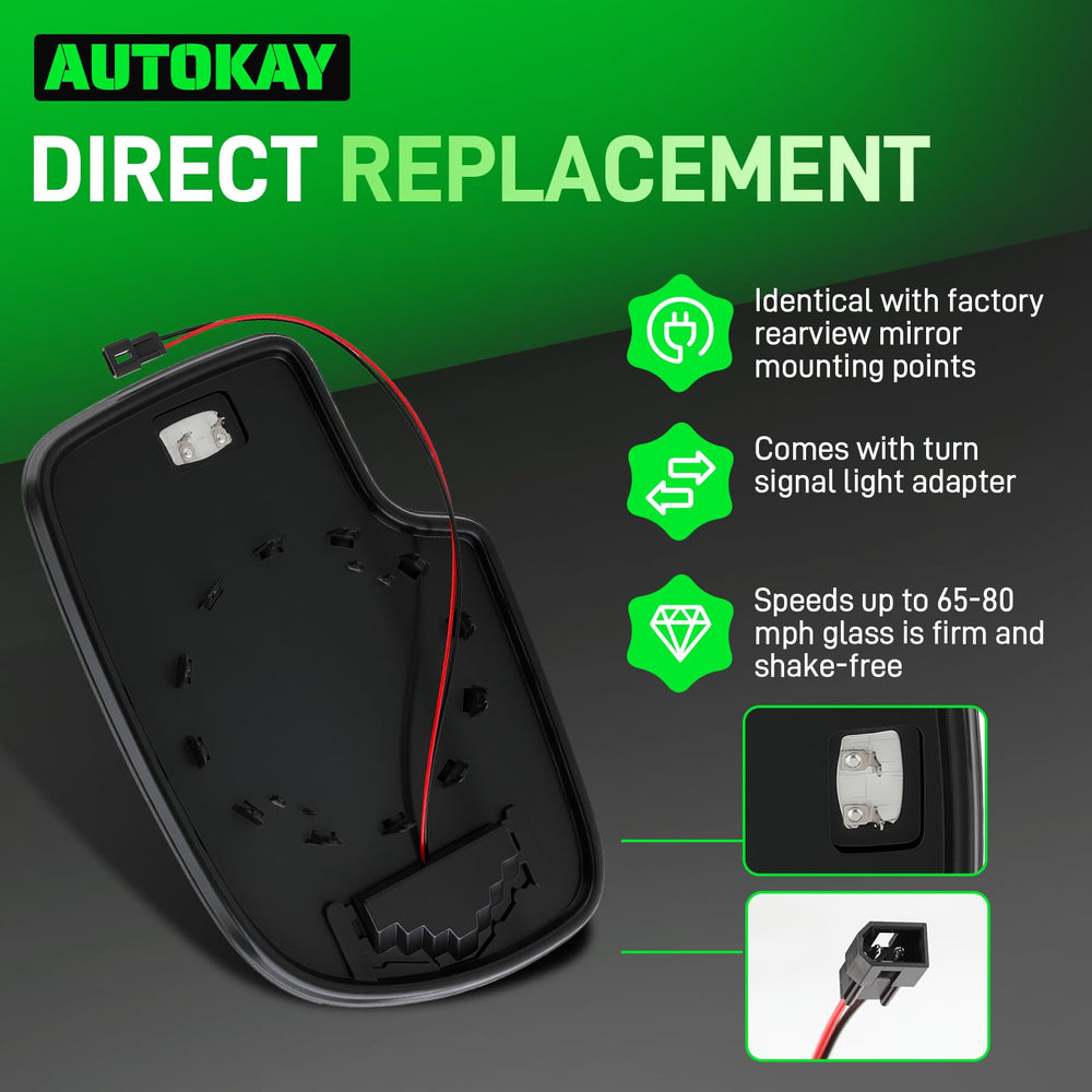 AUTOKAY easy-install direct replacement demonstrates tool-free fit with existing wiring.