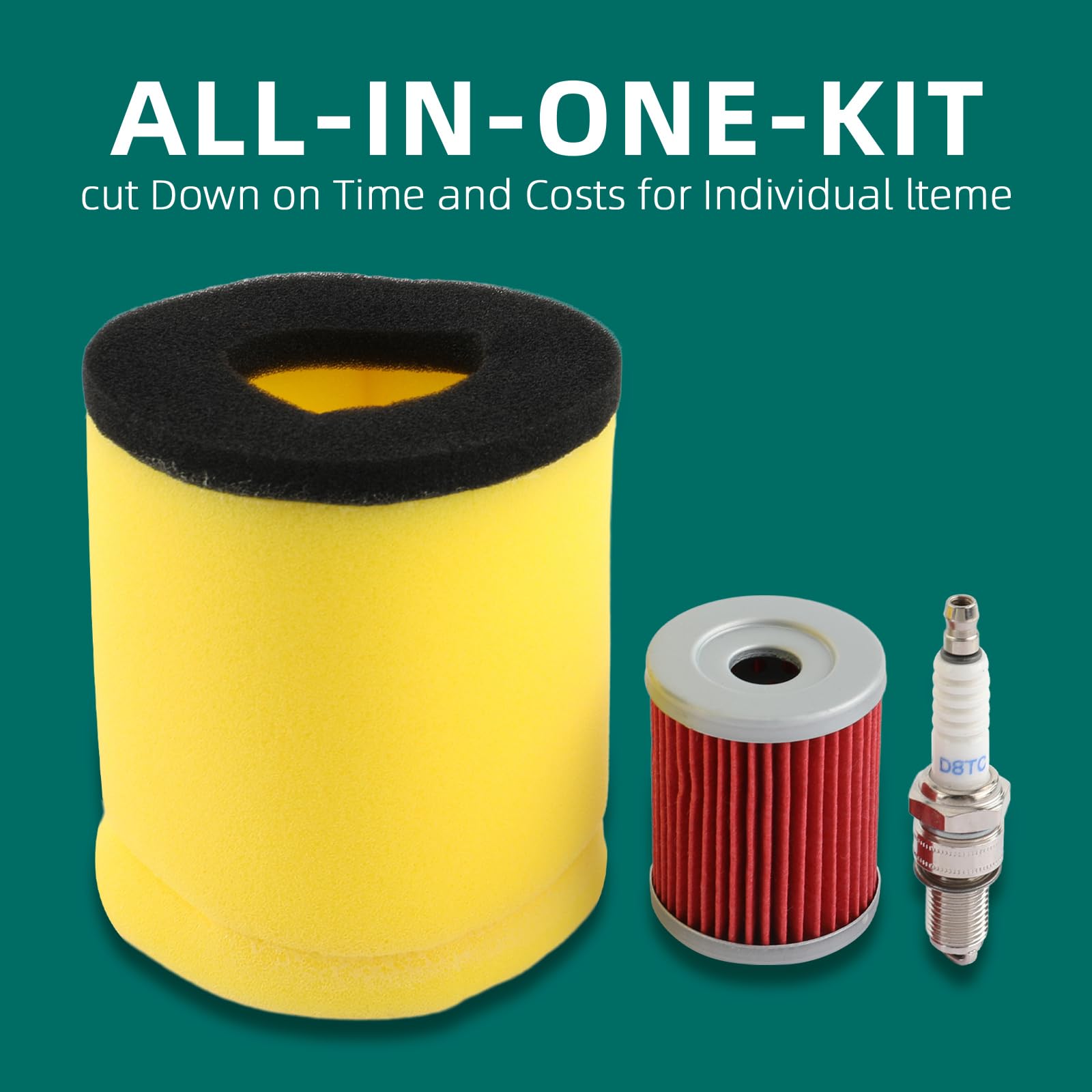 AUTOKAY filter set for Suzuki quad pack includes air and oil filters