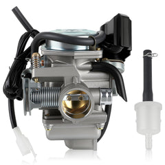AUTOKAY GY6-150 carburetor front view for precise fitment and tuning
