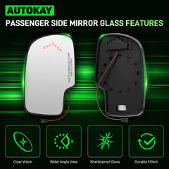 AUTOKAY heated mirror connectors illustrate 2-pin and 4-pin options for versatile installation.