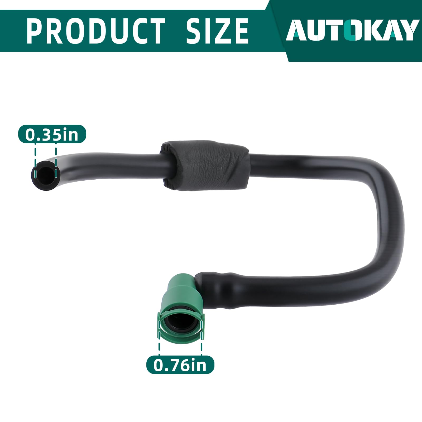 AUTOKAY purge valve hose assembly for F-250 supports stable evaporative purge