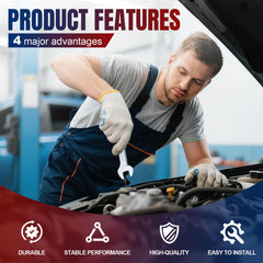 AUTOKAY rear bumper bracket right for Prius ensures secure bumper alignment.