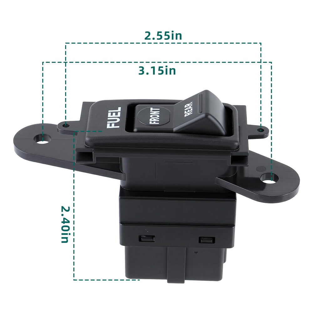 AUTOKAY rear view dash switch showing sturdy mounting within the dash.
