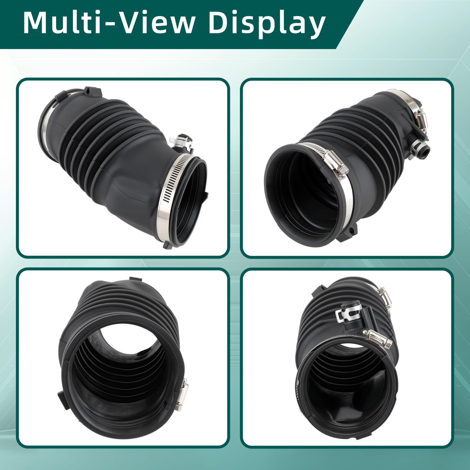 AUTOKAY replacement hose closeup shows robust rubber construction for long life.