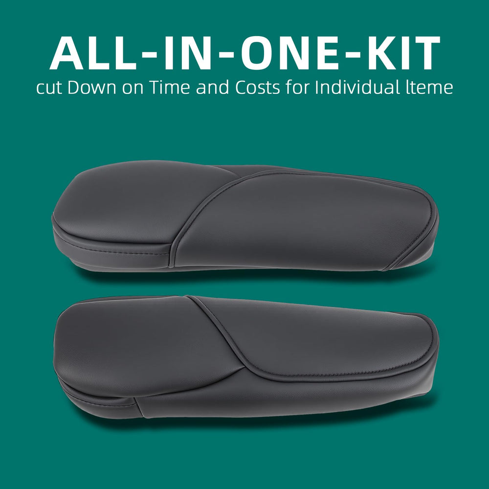 AUTOKAY two-side armrest covers included for complete front-seat protection.