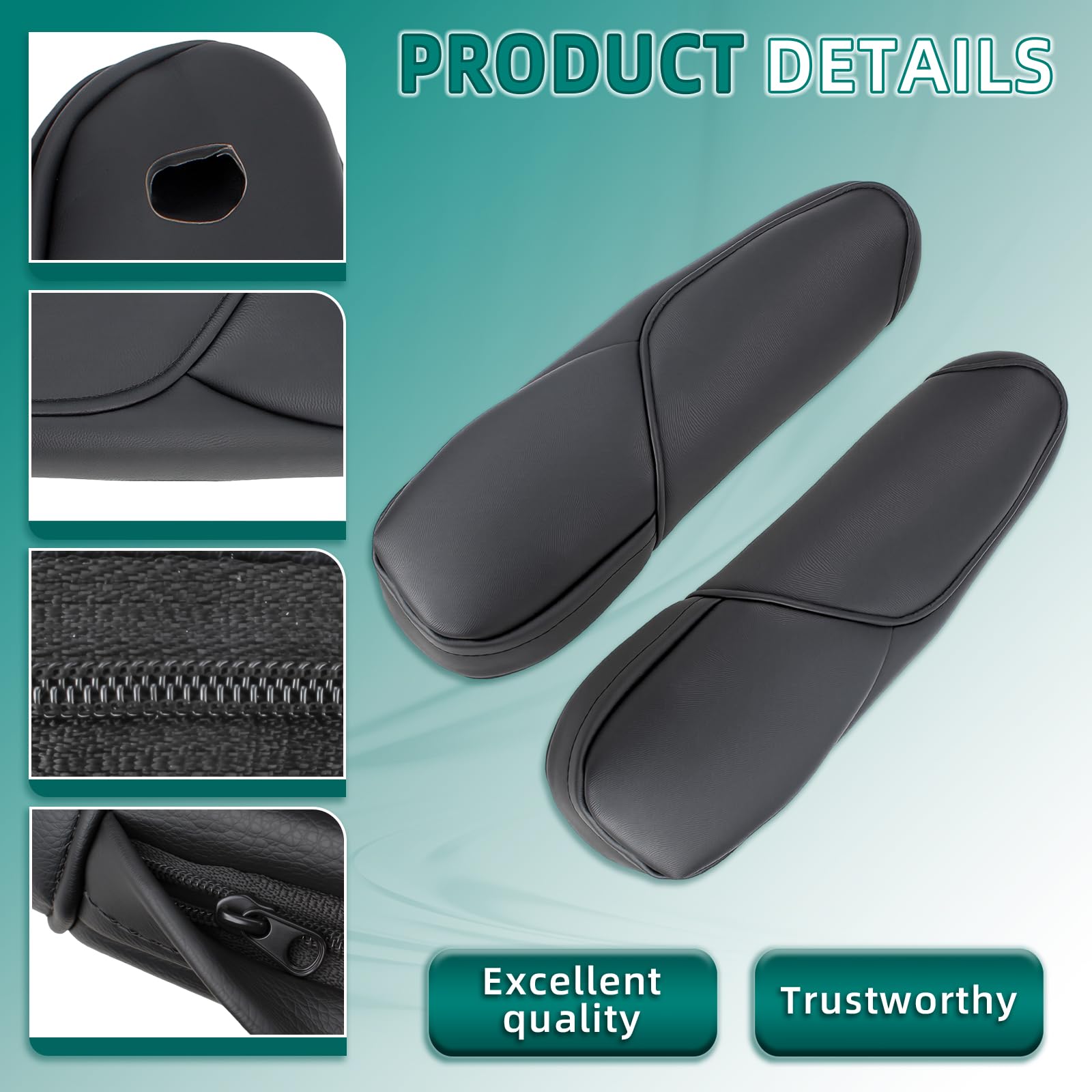 AUTOKAY wear-resistant microfiber leather delivers long-lasting, premium-looking protection.