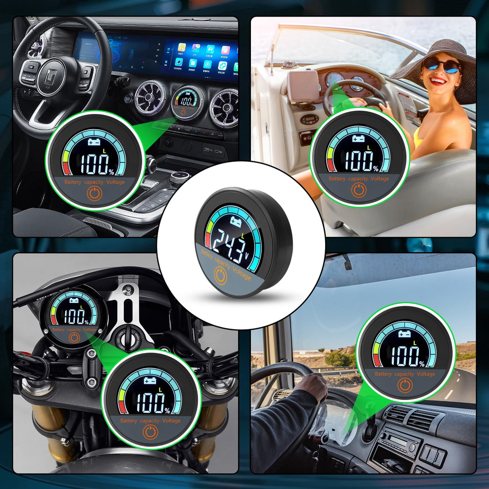 Autokcan Battery Monitor supports 12V–84V systems and multiple chemistries.
