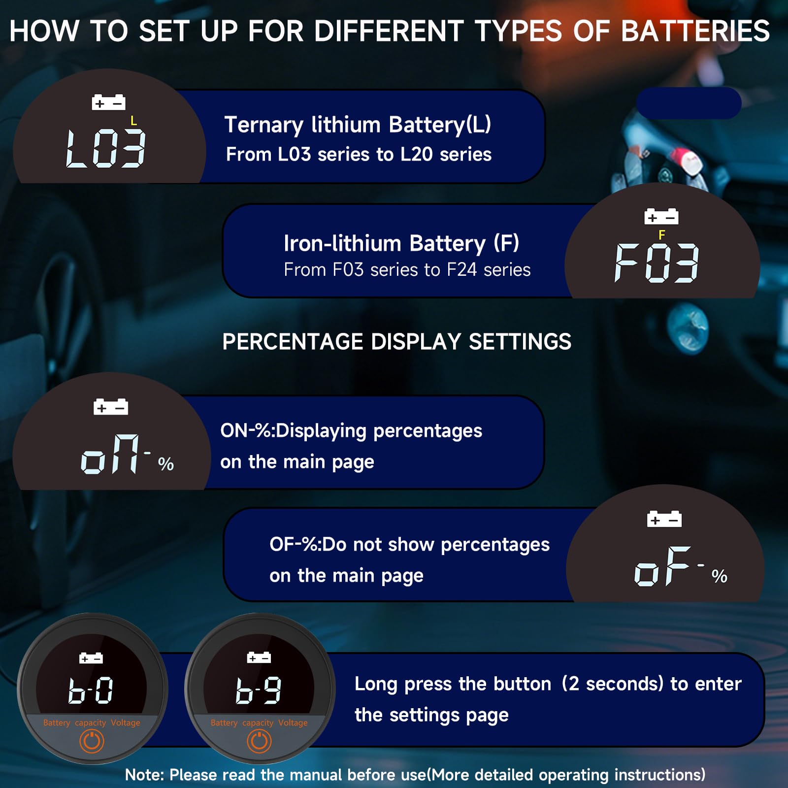 Autokcan Battery Monitor screws in easily for fast installation.