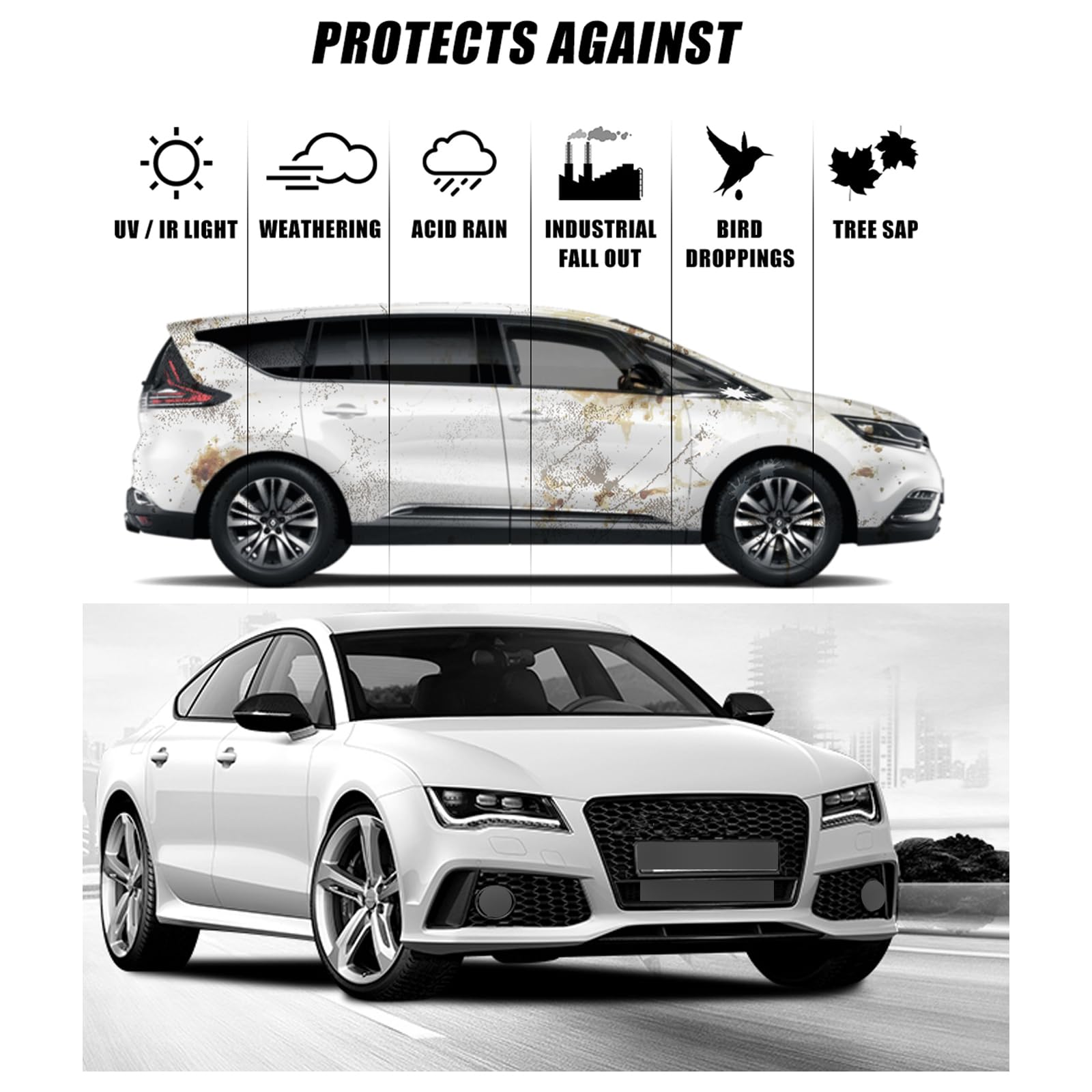 Autokcan graphene coating provides a high-gloss finish on paint