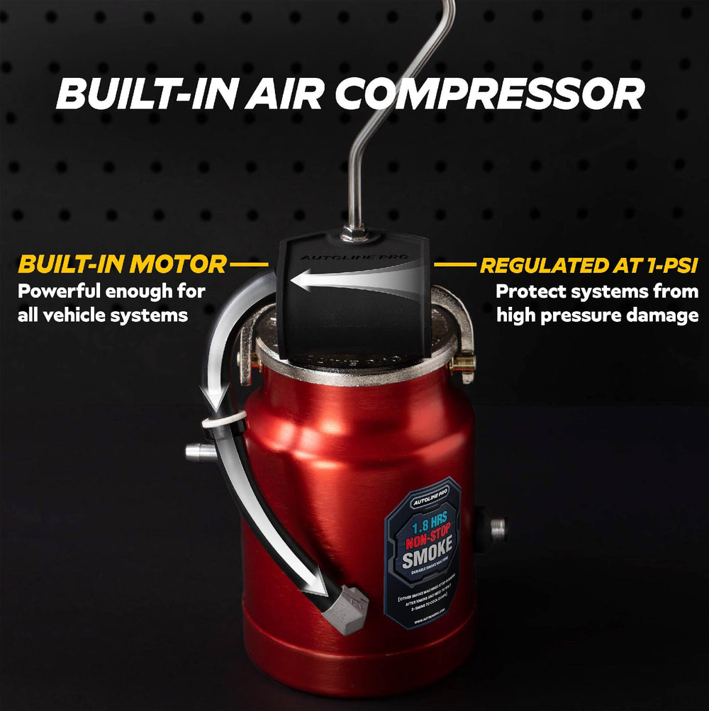 AutoLine Pro 1.8-hour non-stop smoke testing capability emphasized