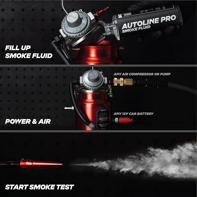 AutoLine Pro OEM-approved smoke fluid safeguards sensors