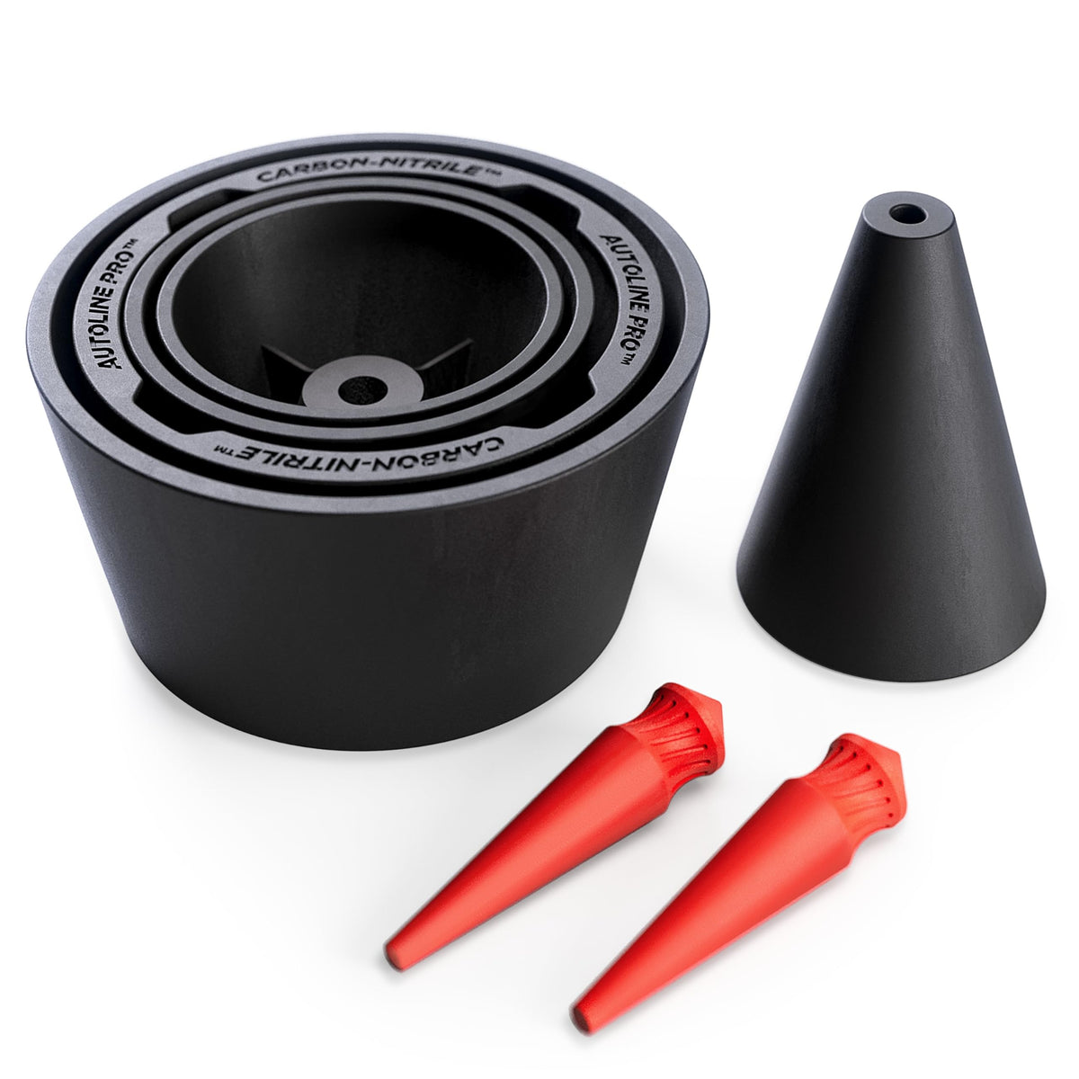 AutoLine Pro cone for injecting smoke into large openings during leak testing.