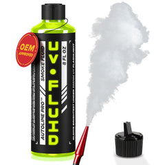 AutoLine Pro UV glow fluid highlights leaks at 395nm under UV light