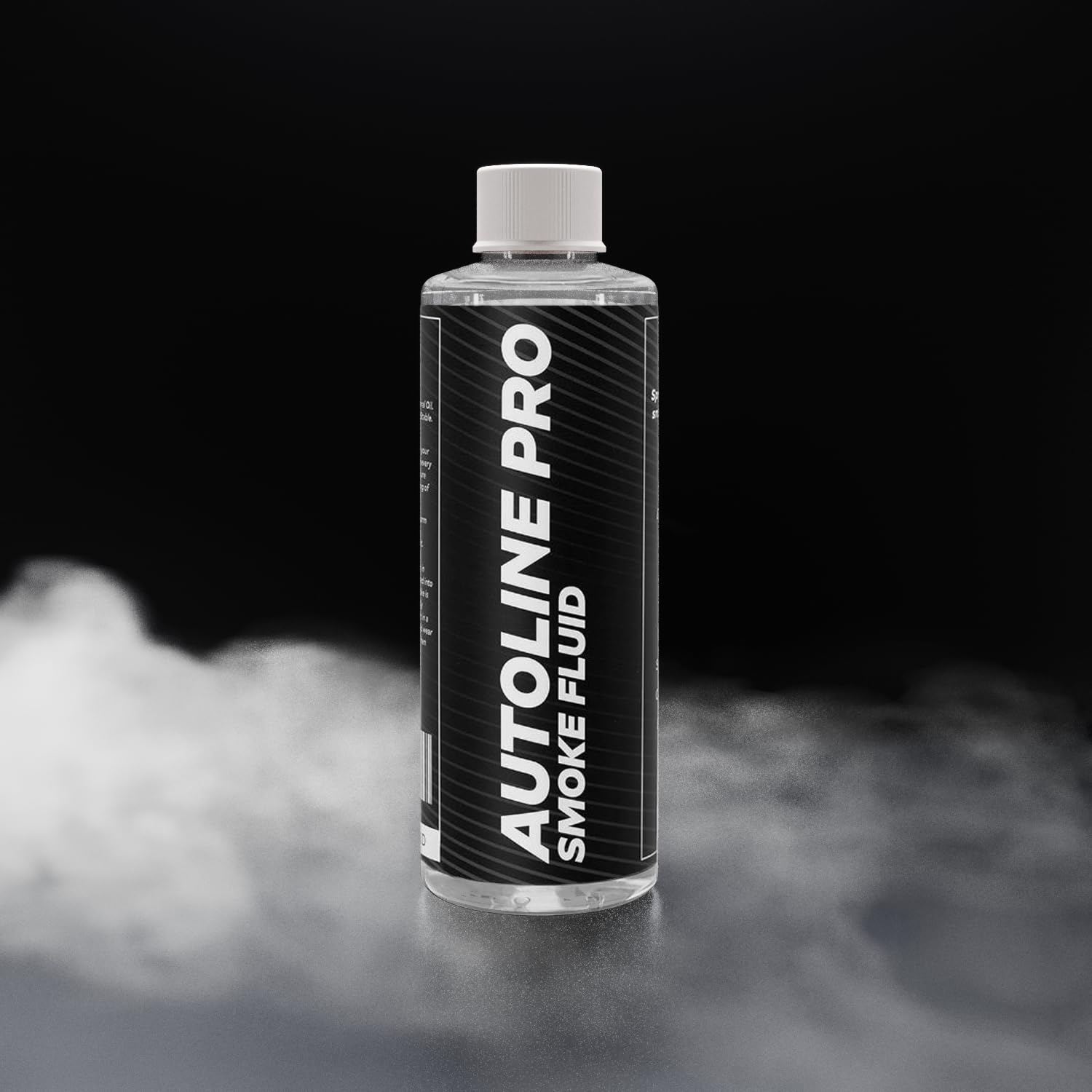 AutoLine Pro smoke fluid enables clear visualization during vacuum-system testing.
