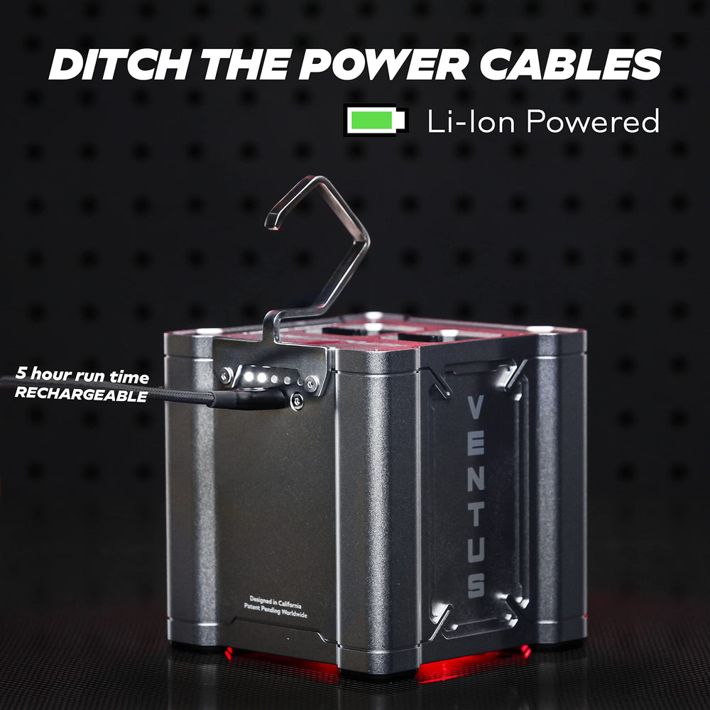 AutoLine Pro Ventus battery powered unit enabling cordless testing anywhere