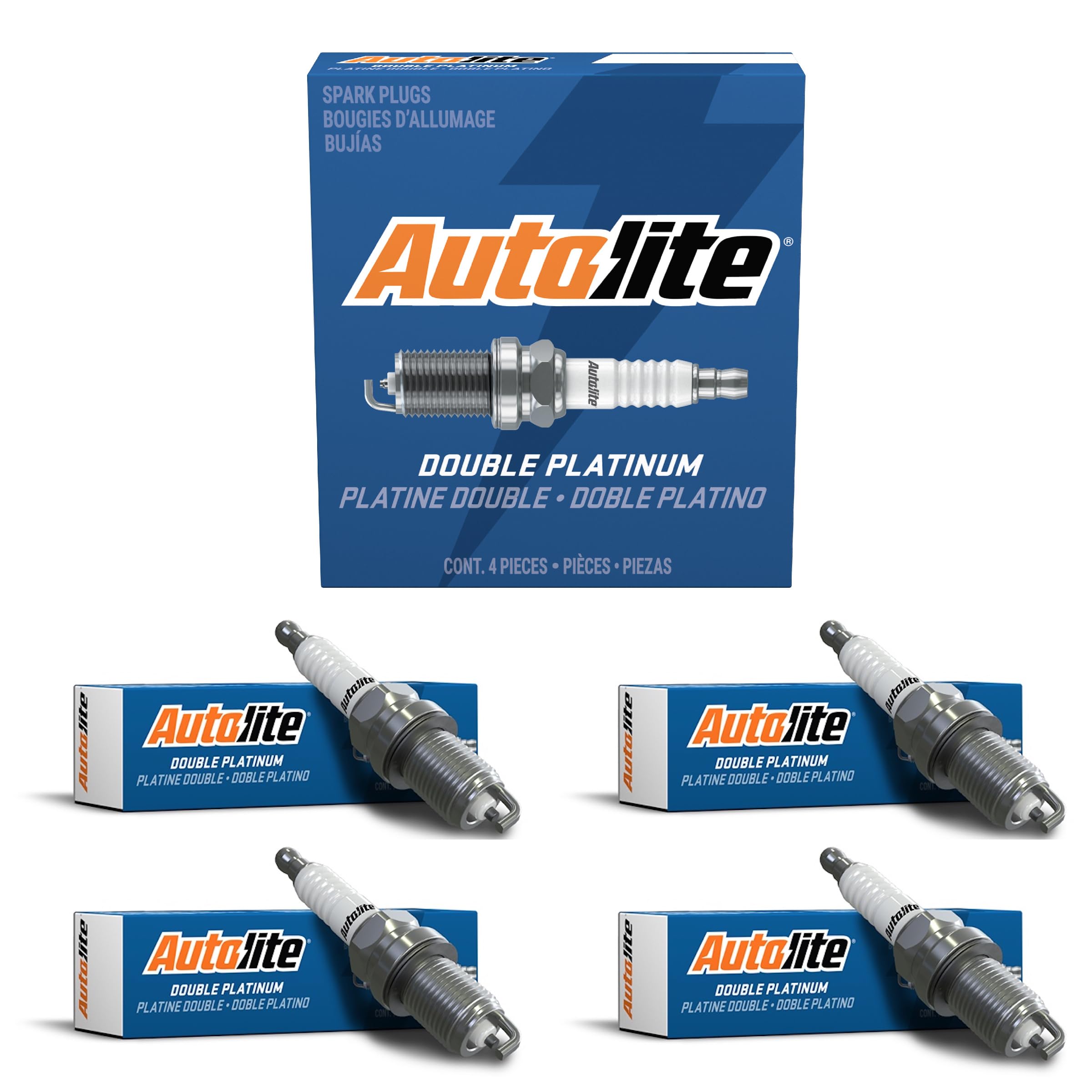 Autolite APP3923 double platinum spark plug close-up showing precision tip for smoother starts.