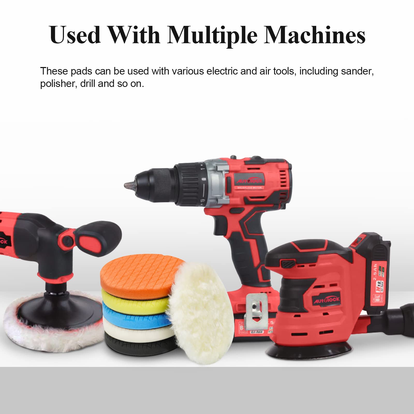 Autolock pad kit packaging helps organize detailing gear.