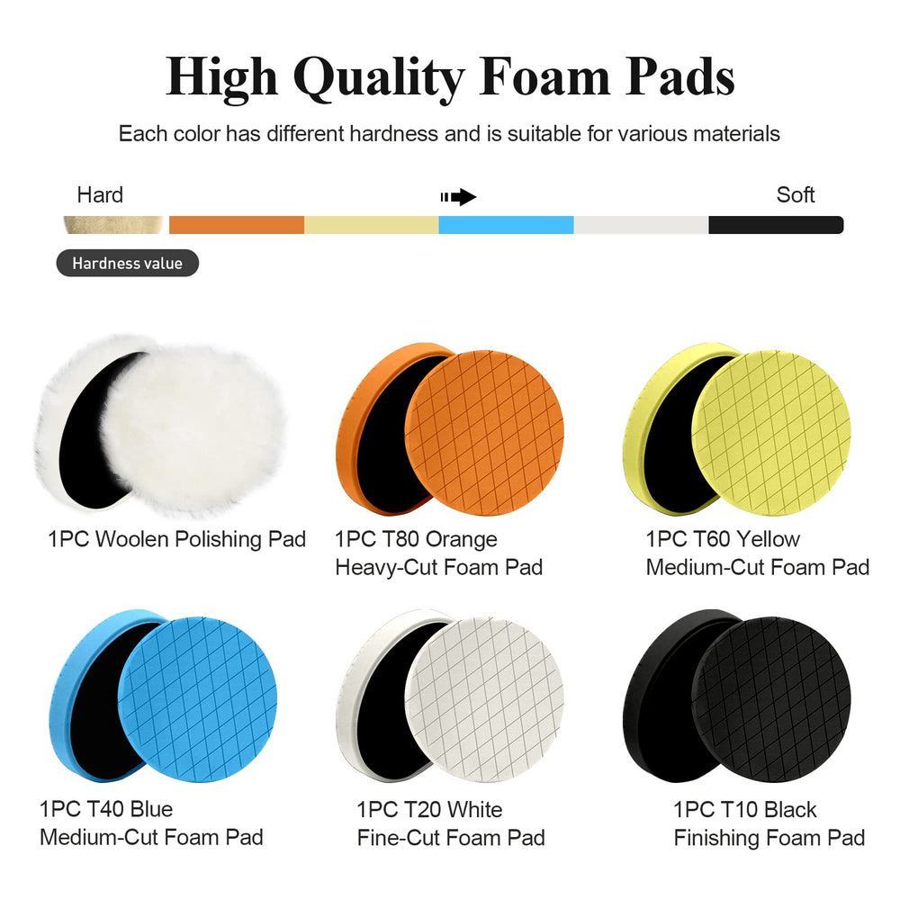 Autolock wool pad close-up demonstrates durable finishing for waxing.