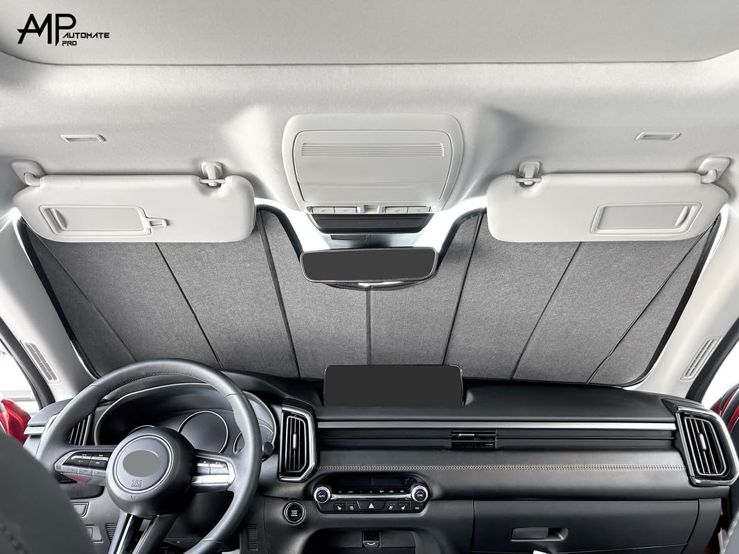 AutoMate Pro sunshade with storage bag boosts portability on trips