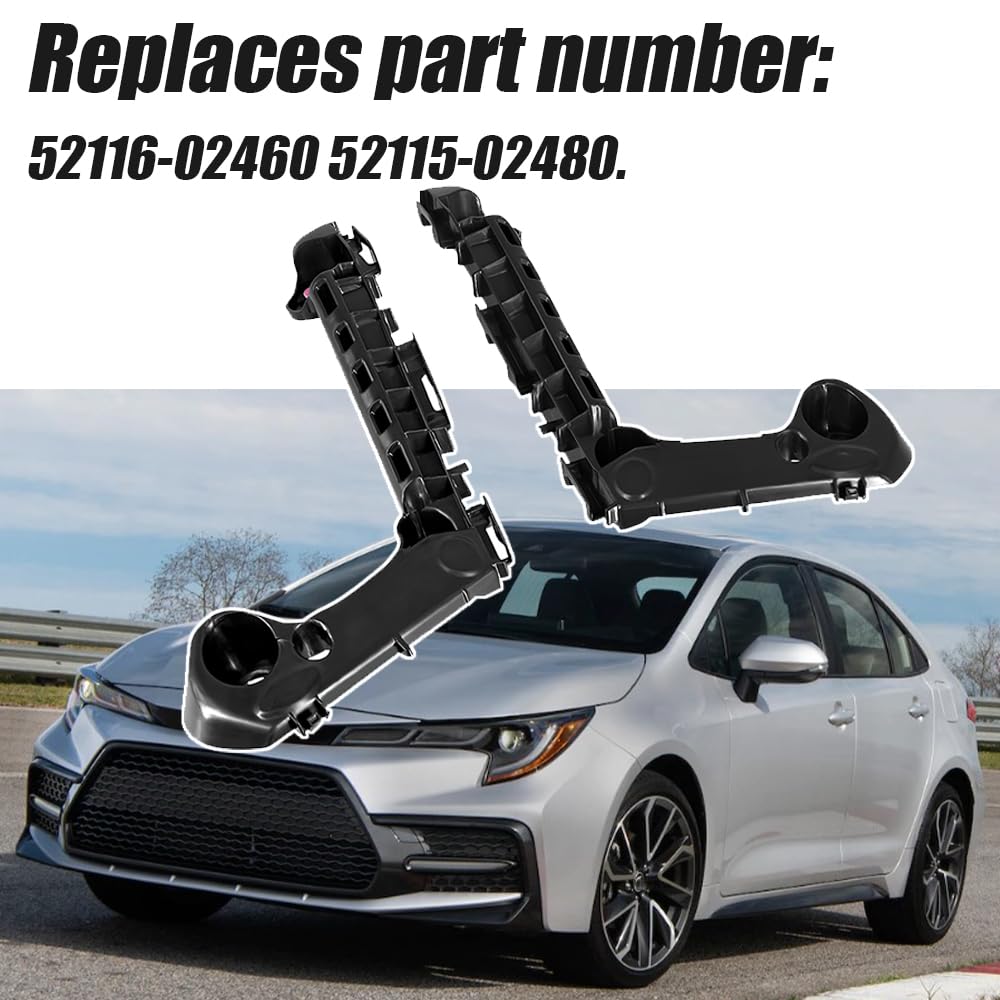 Automkt front bumper bracket installation simplifies repairs with plug-and-play fit.