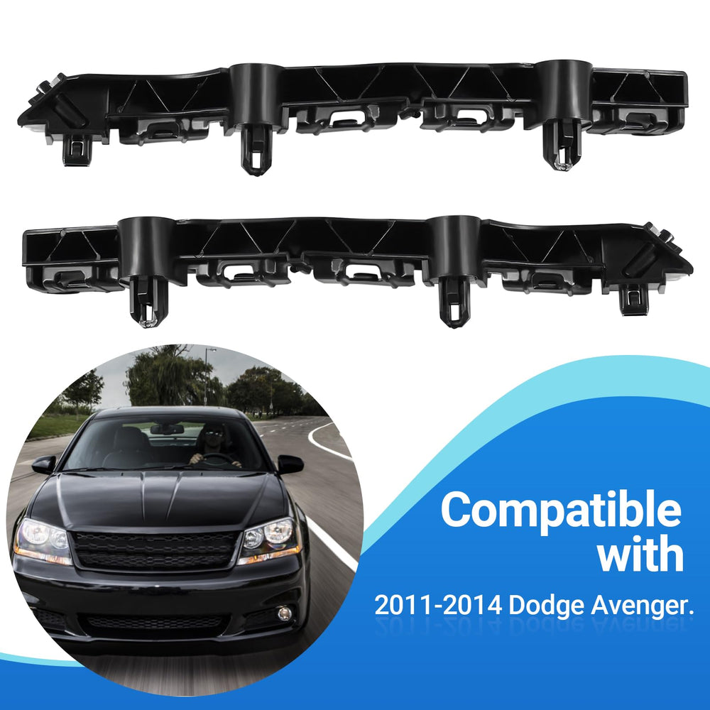 Automkt dodge avenger front bumper bracket placement improves alignment and stability.