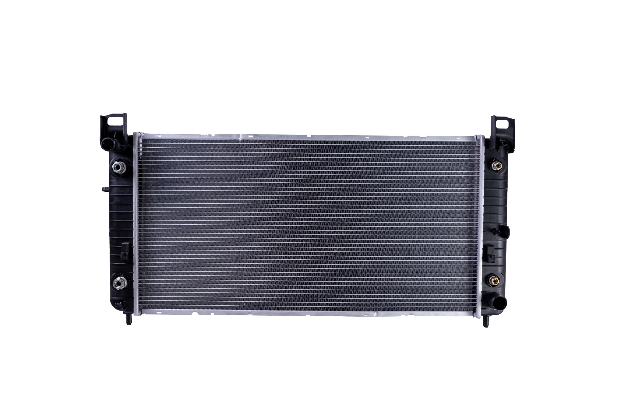 Automoty 2370 radiator front view showcases the 34-inch core for efficient cooling.