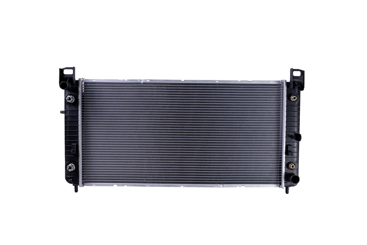 Automoty 2370 radiator front view showcases the 34-inch core for efficient cooling.