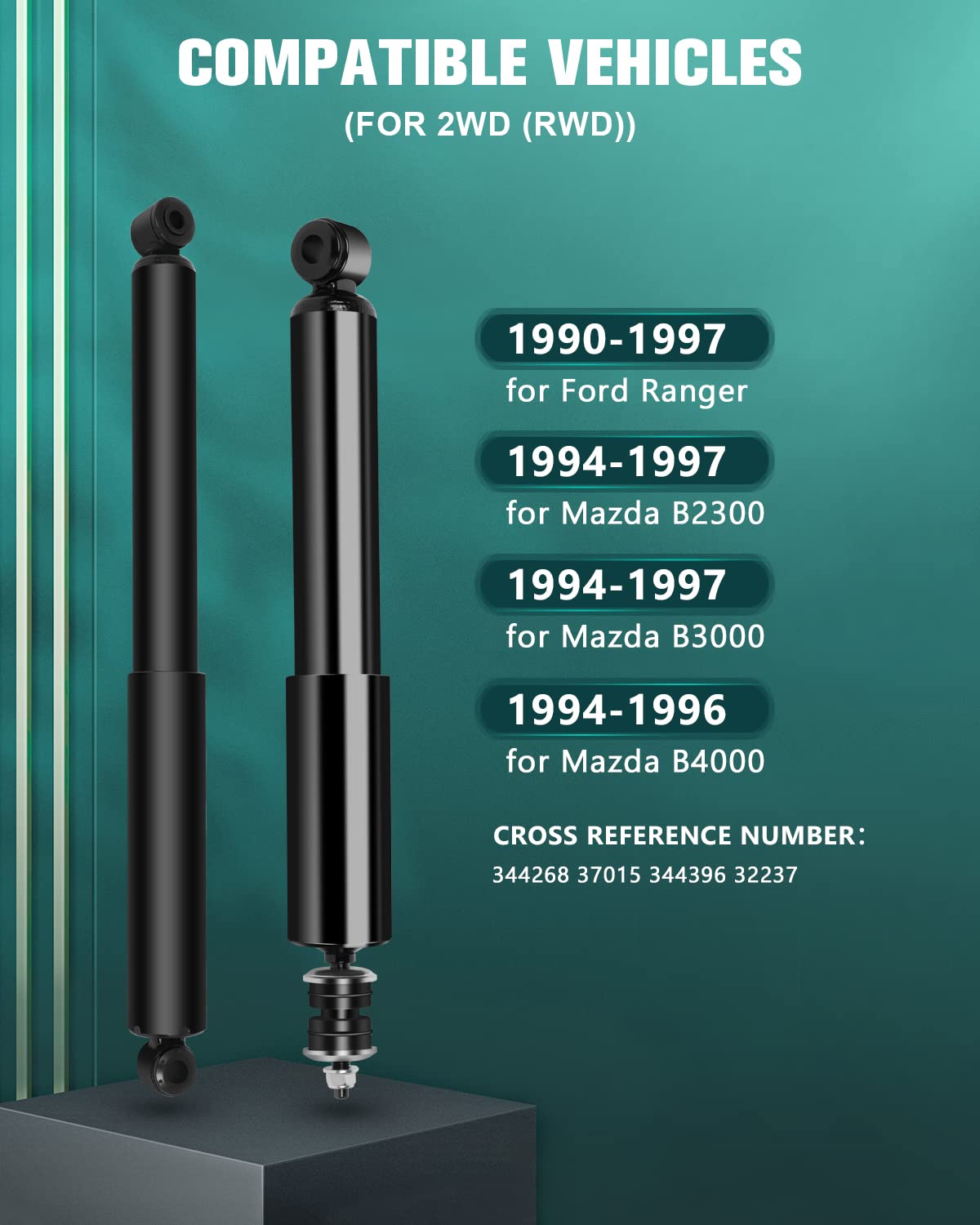 AUTOMUTO front shocks for Mazda B2300 offer quick, OE-fit replacement