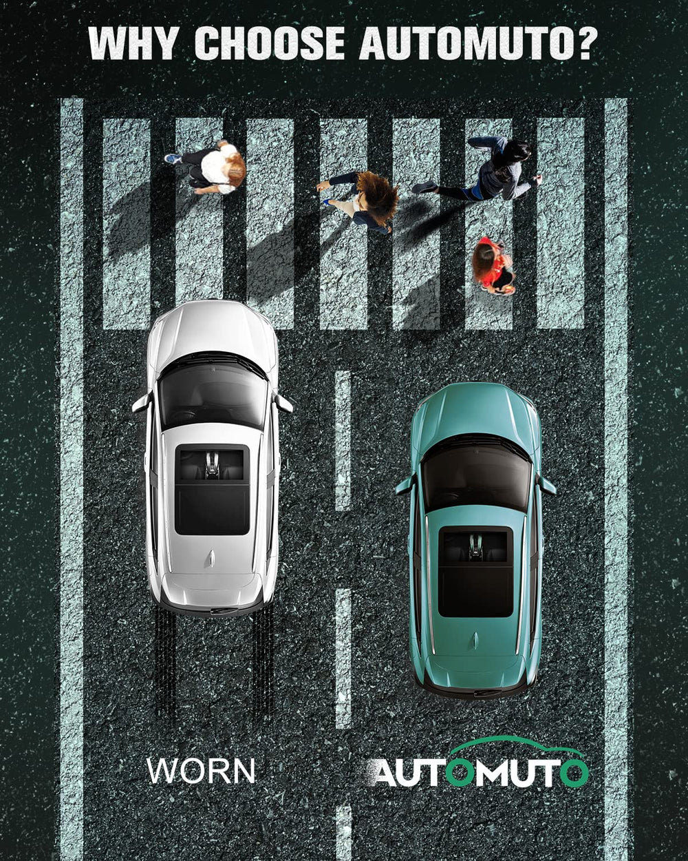 AUTOMUTO TRIP-material shock uses high silicon content for durability.