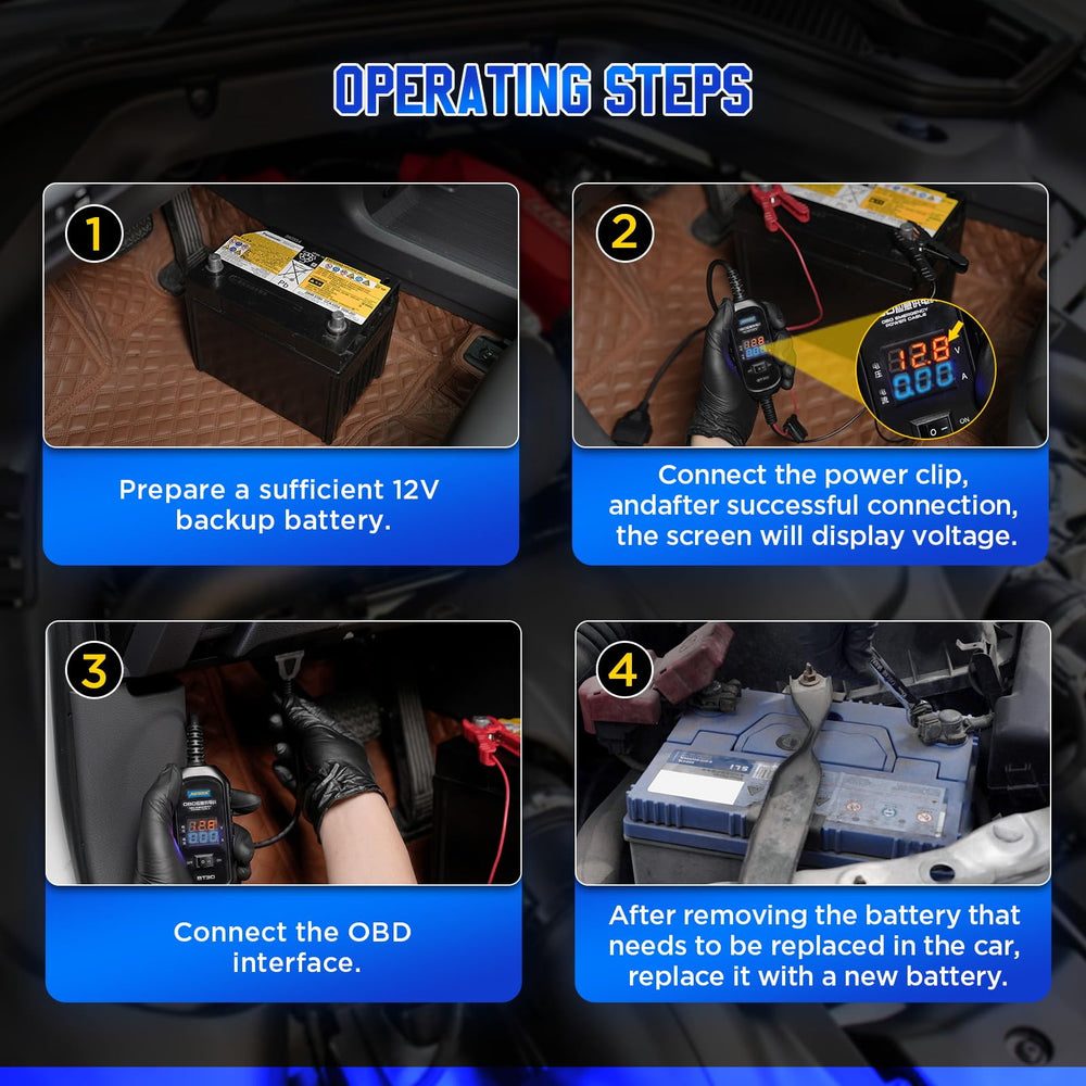 AUTOOL 3A fuse protection enhances overload safety during power connections.