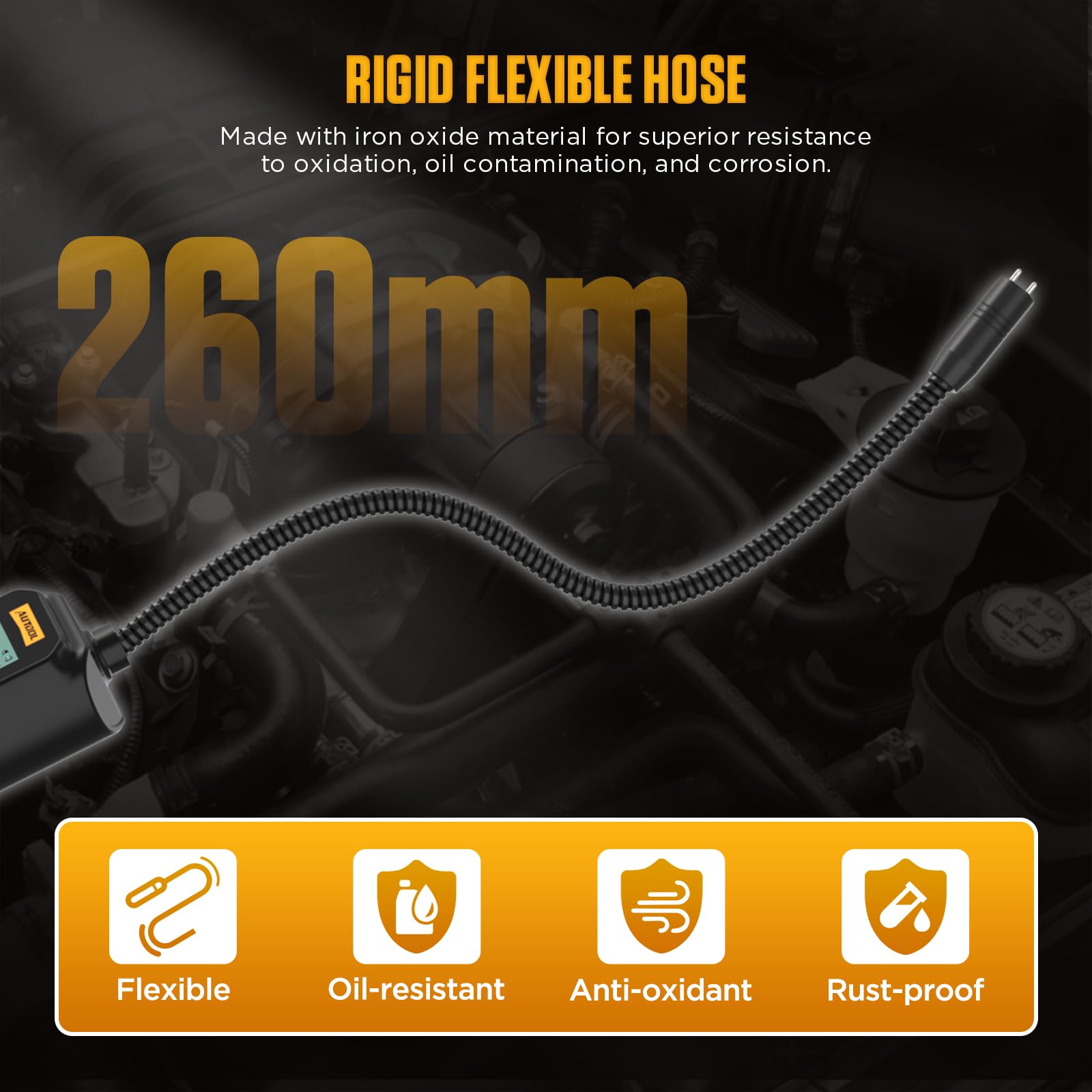 AUTOOL AS501 portable design fits in toolkits for on-site inspections
