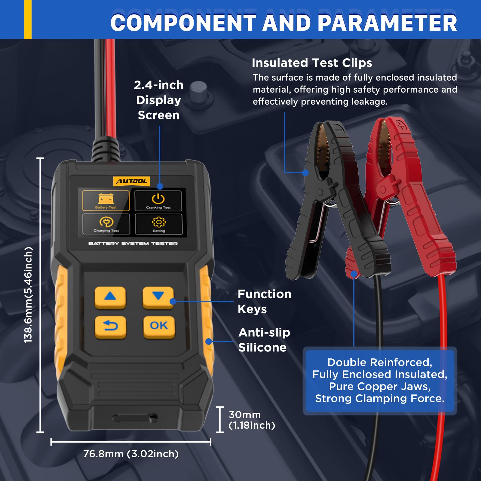 AUTOOL BT360 warranty and support ensures service.