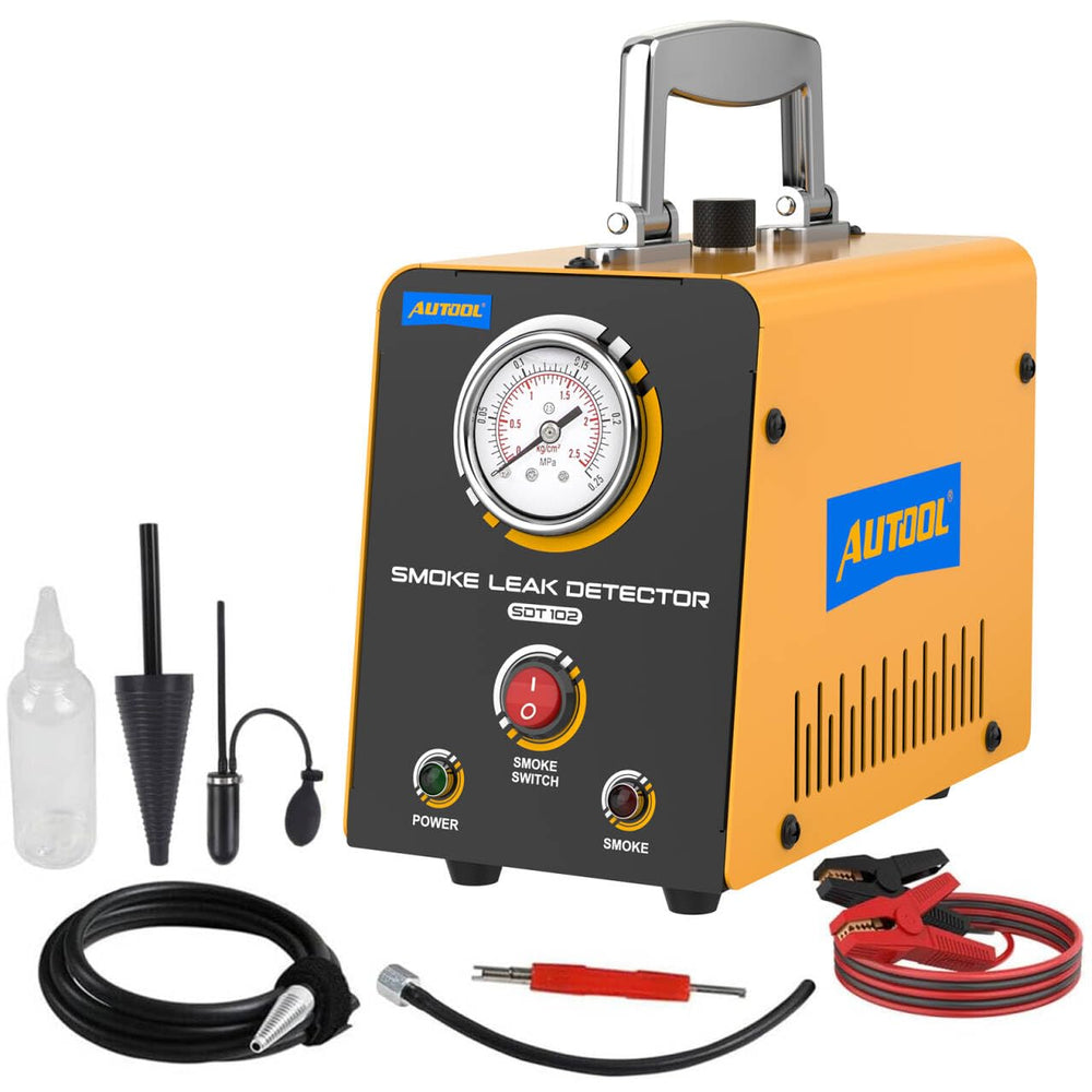 AUTOOL EVAP smoke machine front view showing compact, portable design for quick checks