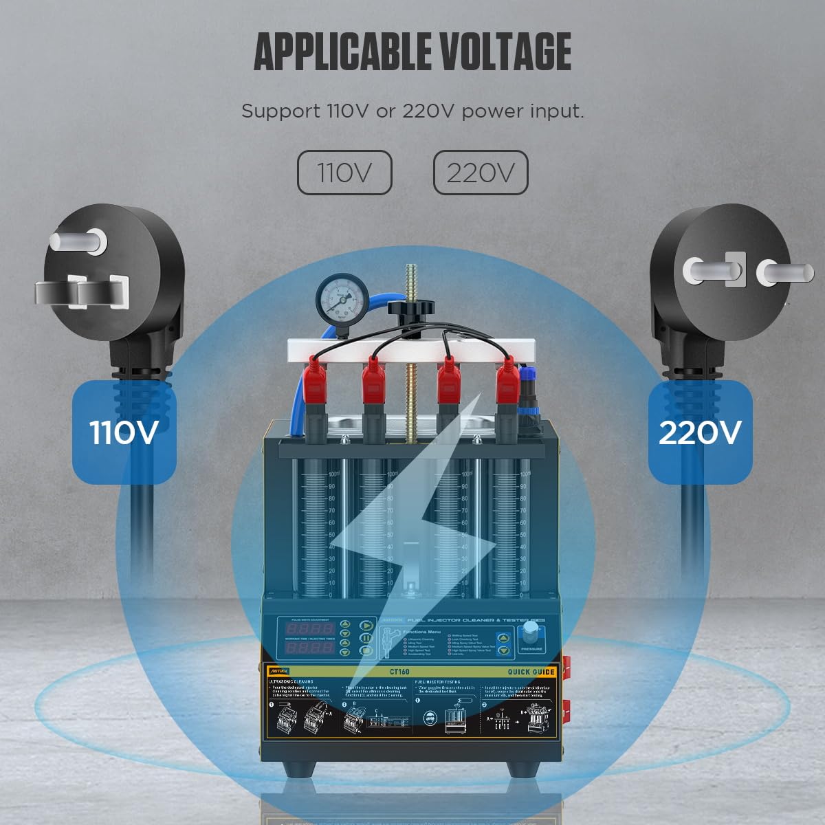 On-vehicle cleaning option enabling maintenance without injector removal.