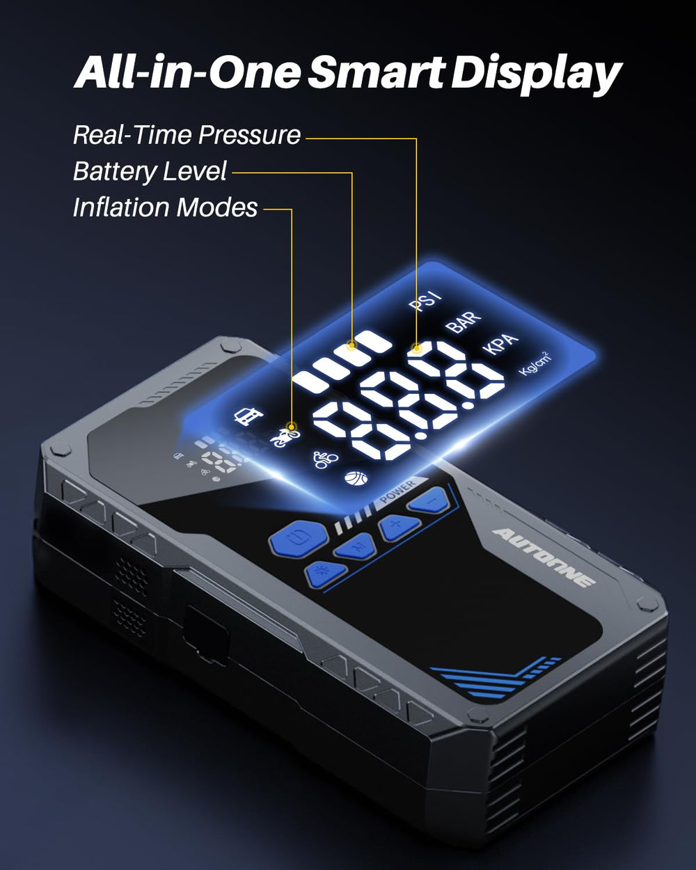 AUTOONE 6000A storage case keeps accessories organized and portable.