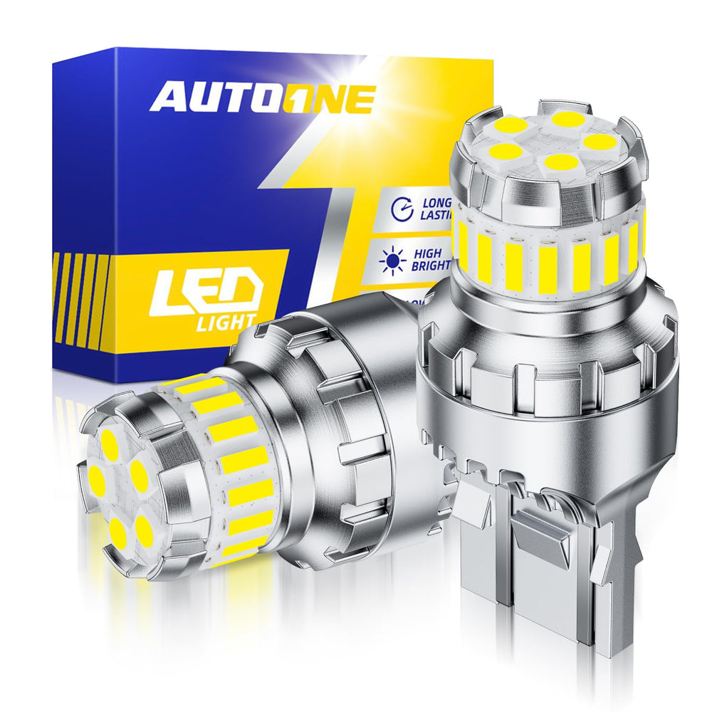 AUTOONE 7443 LED bulb ultra-bright 6000K for clear night visibility