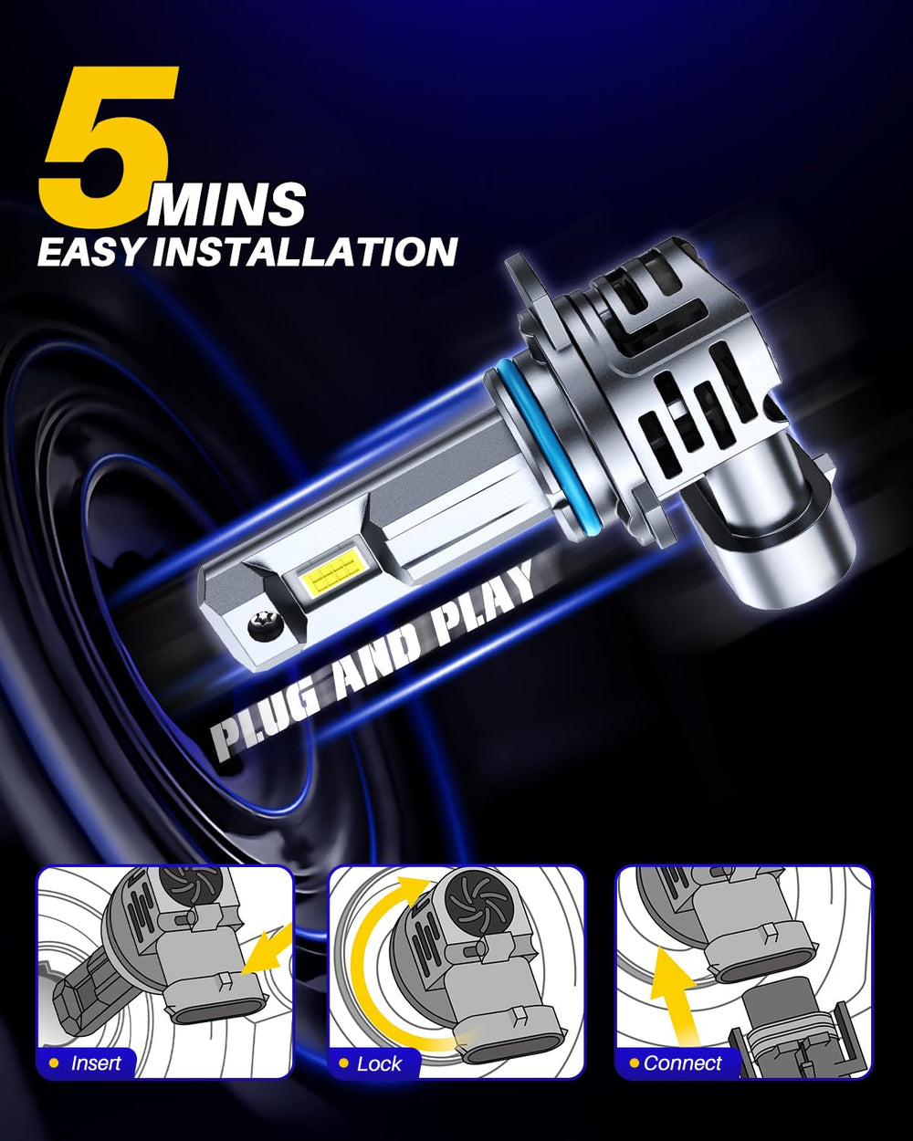 AutoOne 9012 installation process illustrates quick DIY setup.