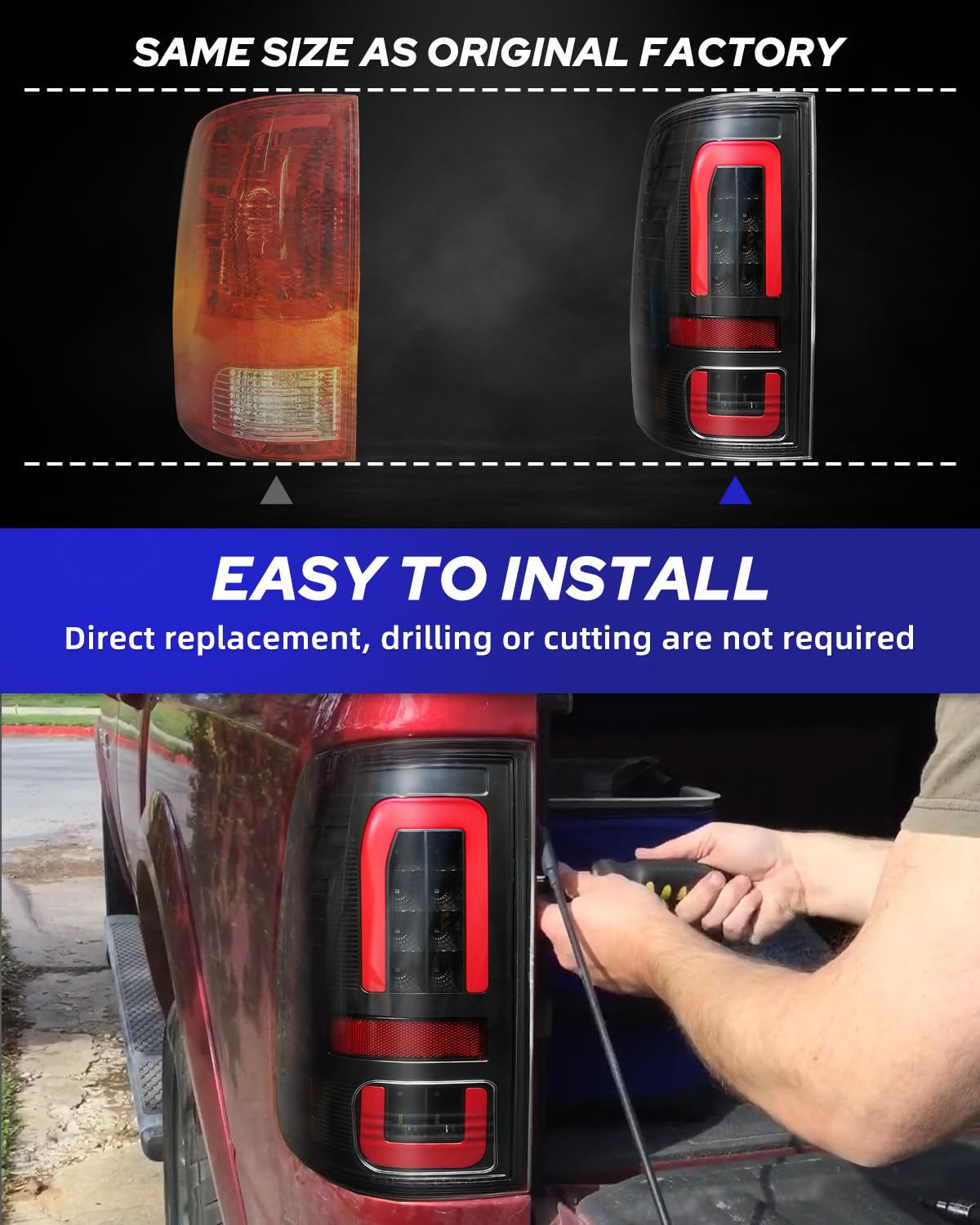 AUTOONE LED tail light offers brighter rear illumination for safer driving