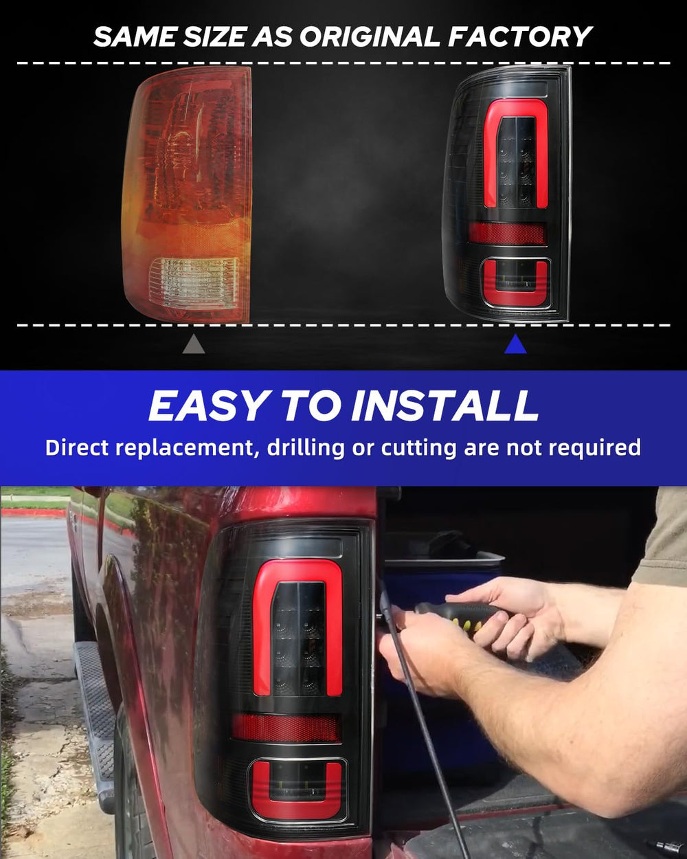 AUTOONE LED tail light offers brighter rear illumination for safer driving