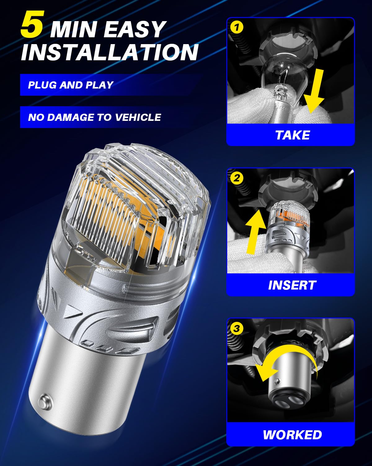 AUTOONE long lifespan up to 50,000 hours for reliable signaling.