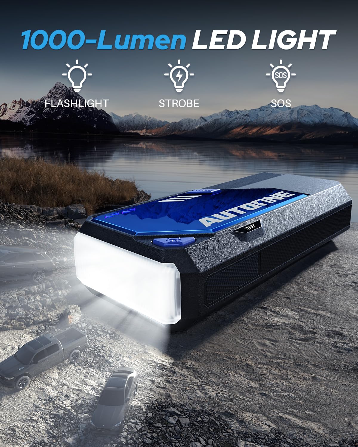 AUTOONE M5 blue electroplated armor protects internal components.