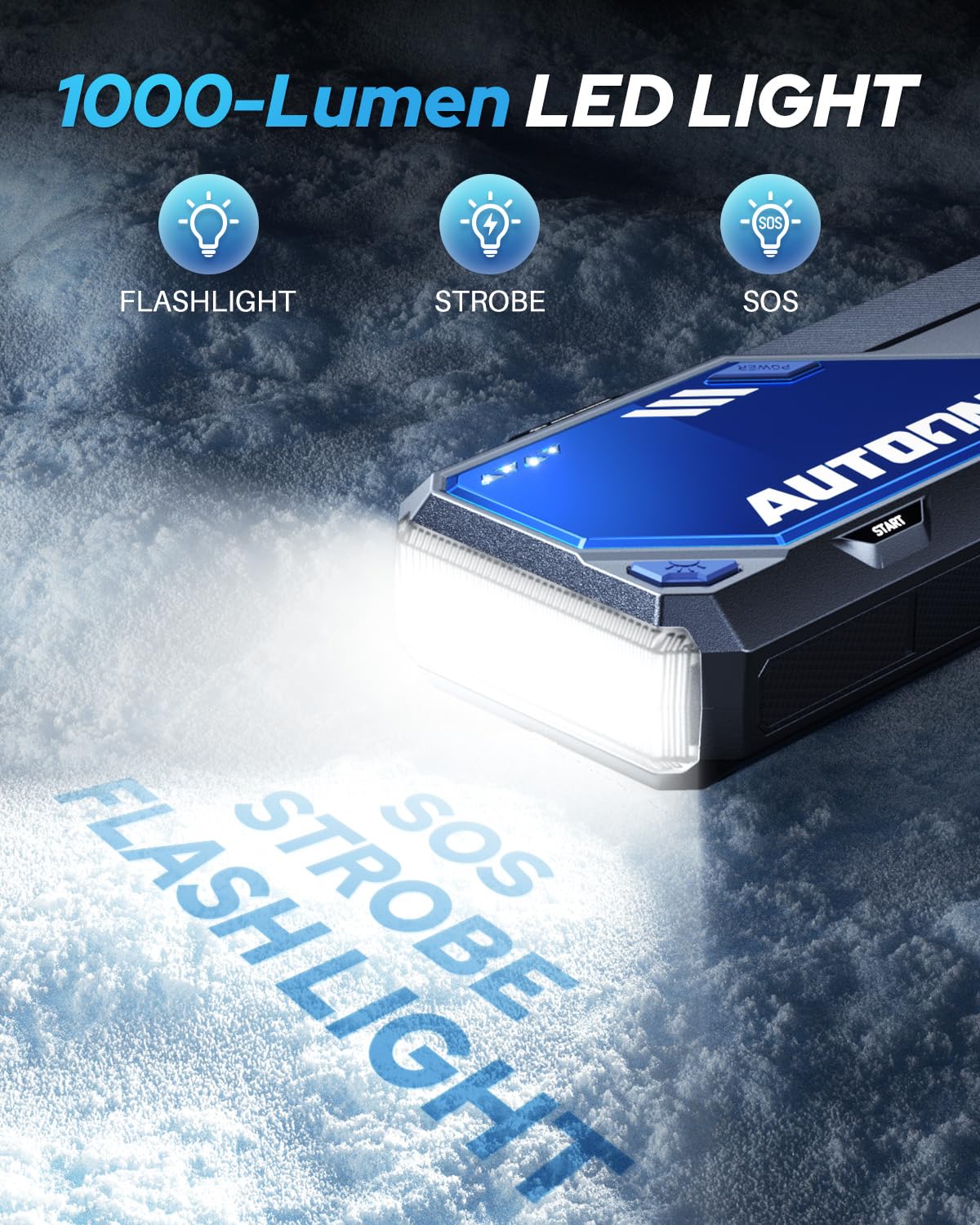 AUTOONE M6 carry case ready for storage and portability