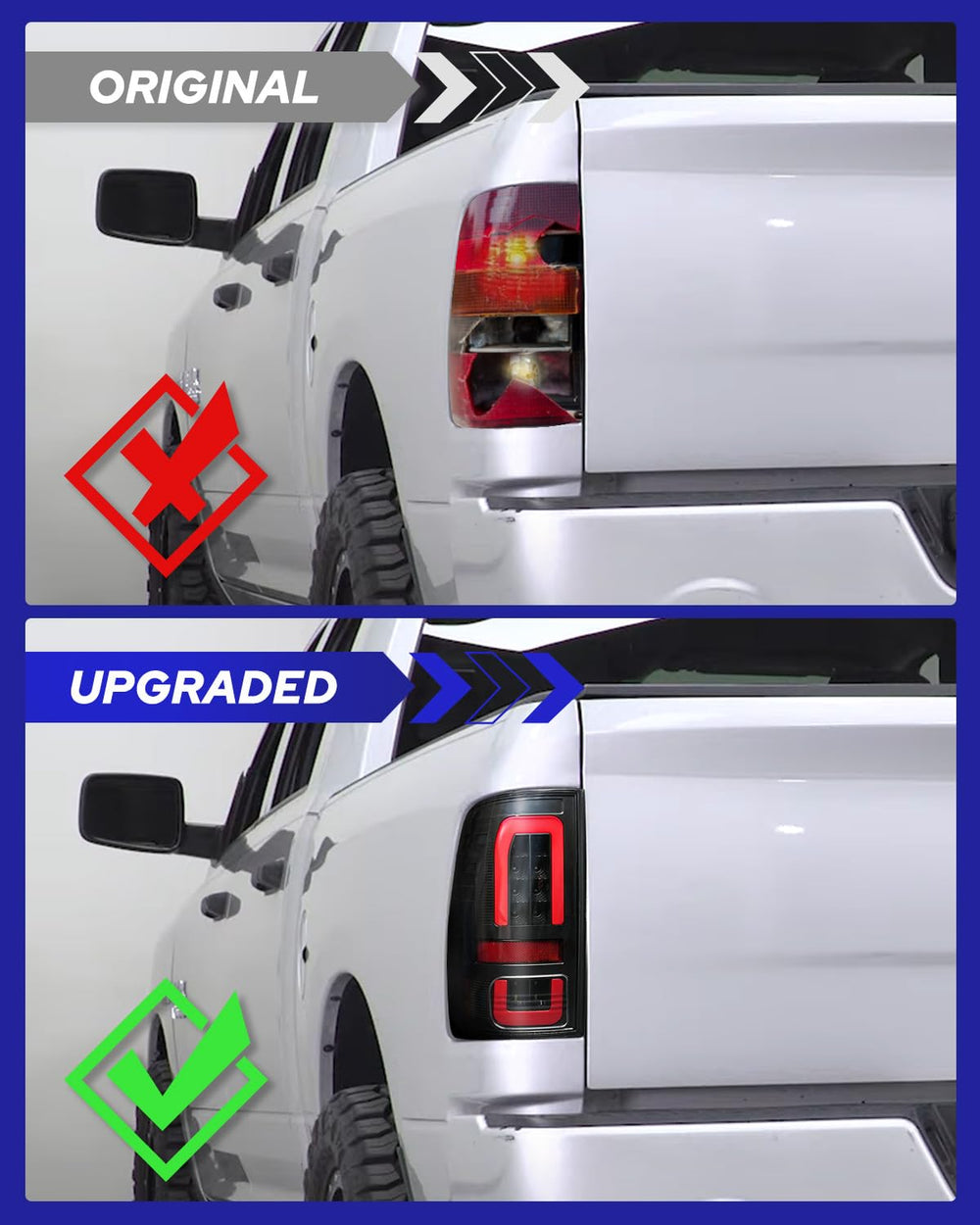AUTOONE plug-and-play installation for quick upgrade on Ram models