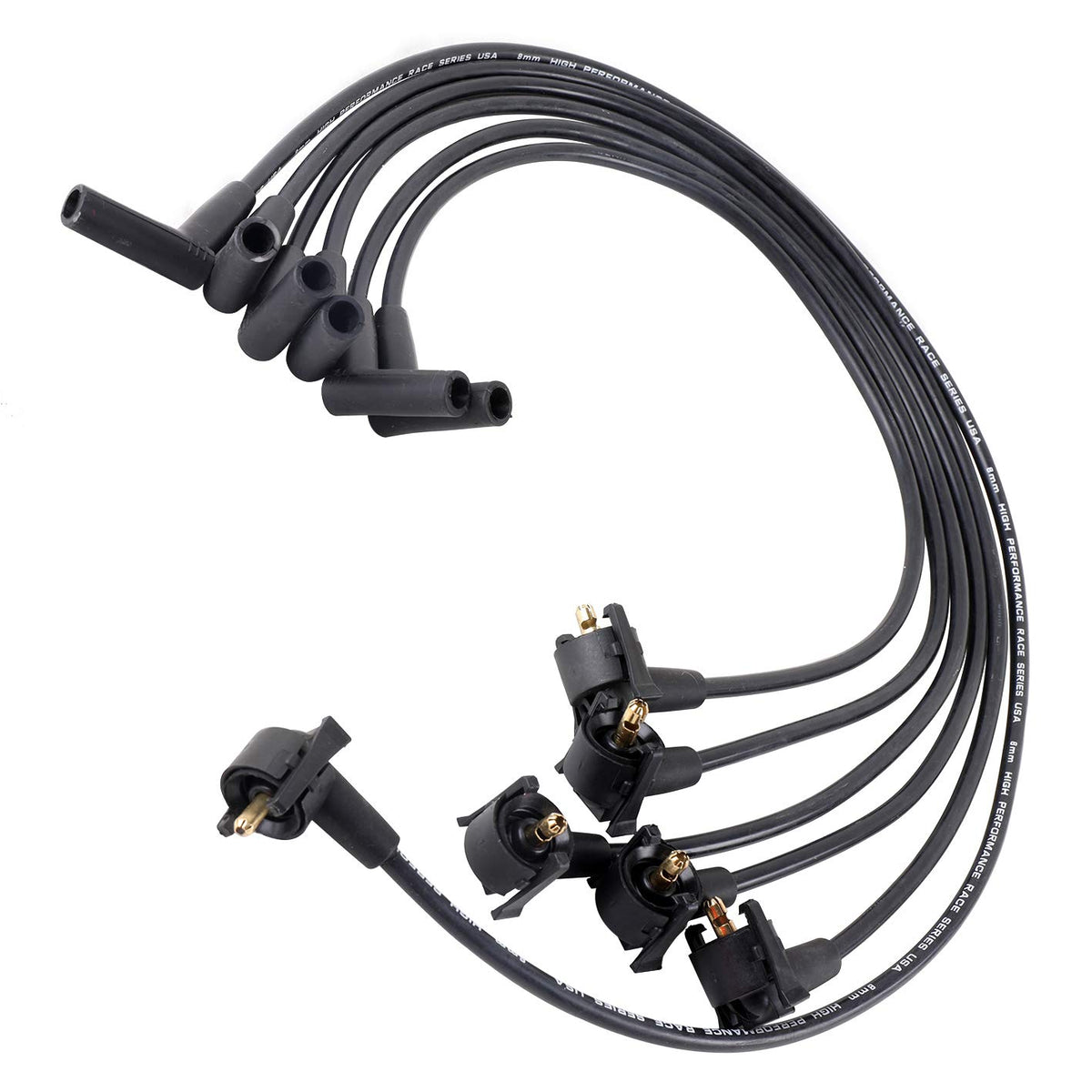 Autopart T ST-6093 ignition wire set in package for Ford V6 4.2L engines, smooth spark delivery.