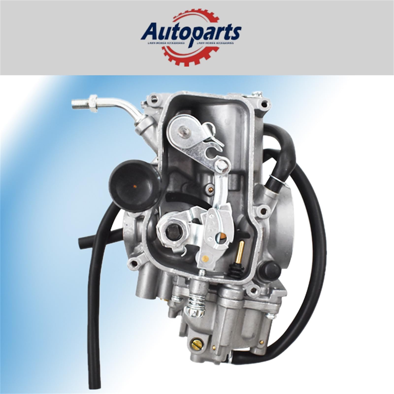 Autoparts intake boot shown with carburetor for easier Yamaha YFM350 installation
